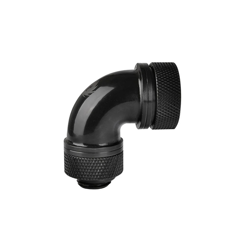 Thermaltake Pacific G1-4 PETG Tube 90-Degree Compression 12mm OD - وصلات أنابيب